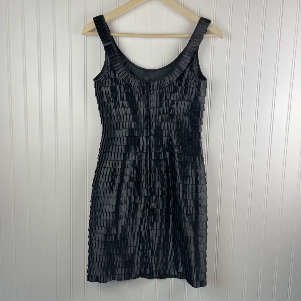 Carmen Marc Valvo Collection Ruffled Black Dress 2